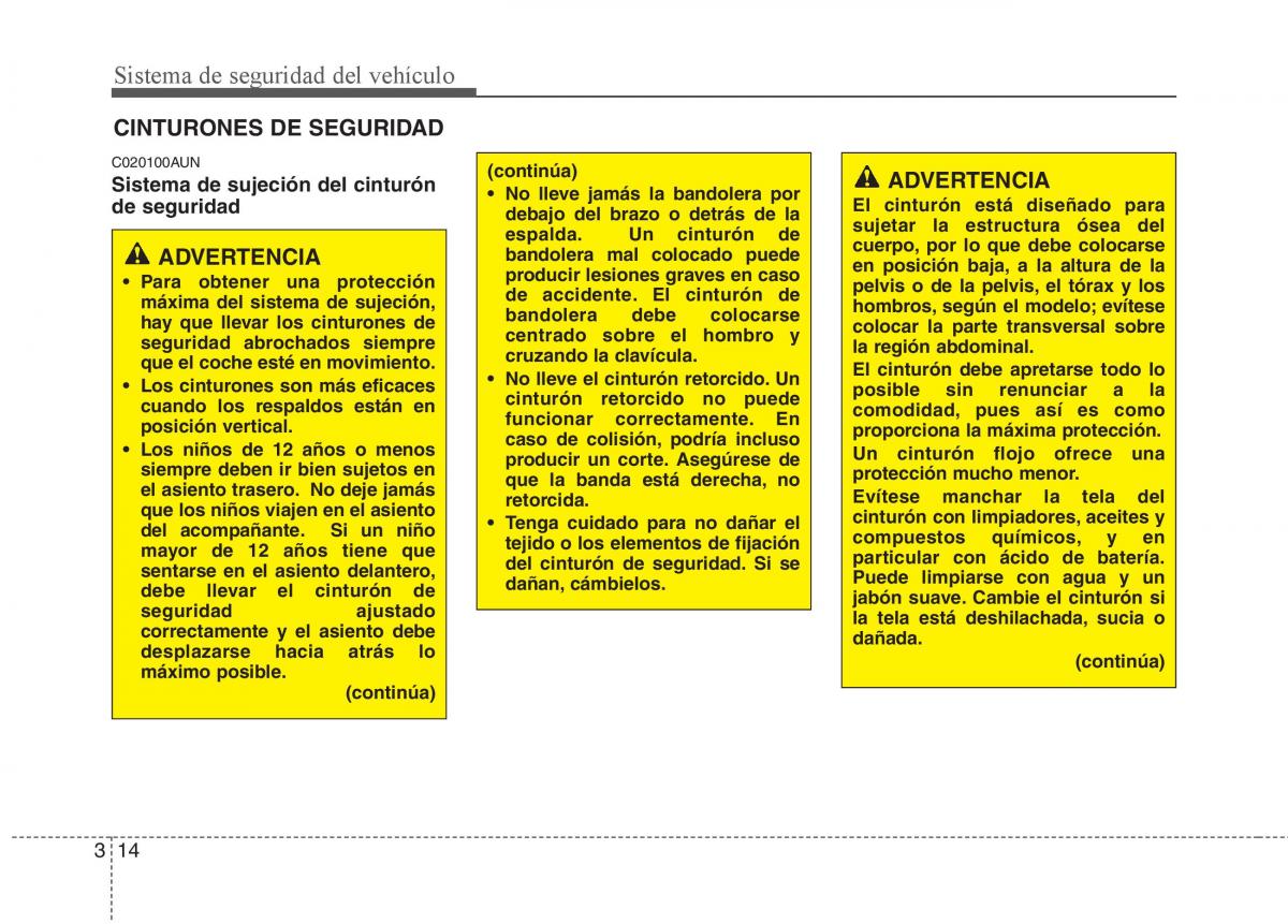 KIA Soul II 2 manual del propietario / page 24