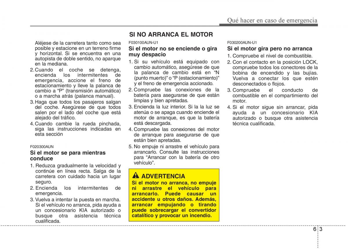 KIA Soul II 2 manual del propietario / page 277