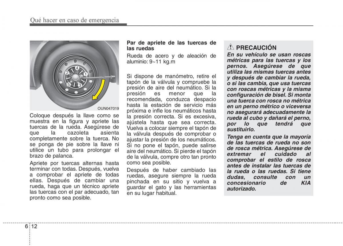 KIA Soul II 2 manual del propietario / page 286