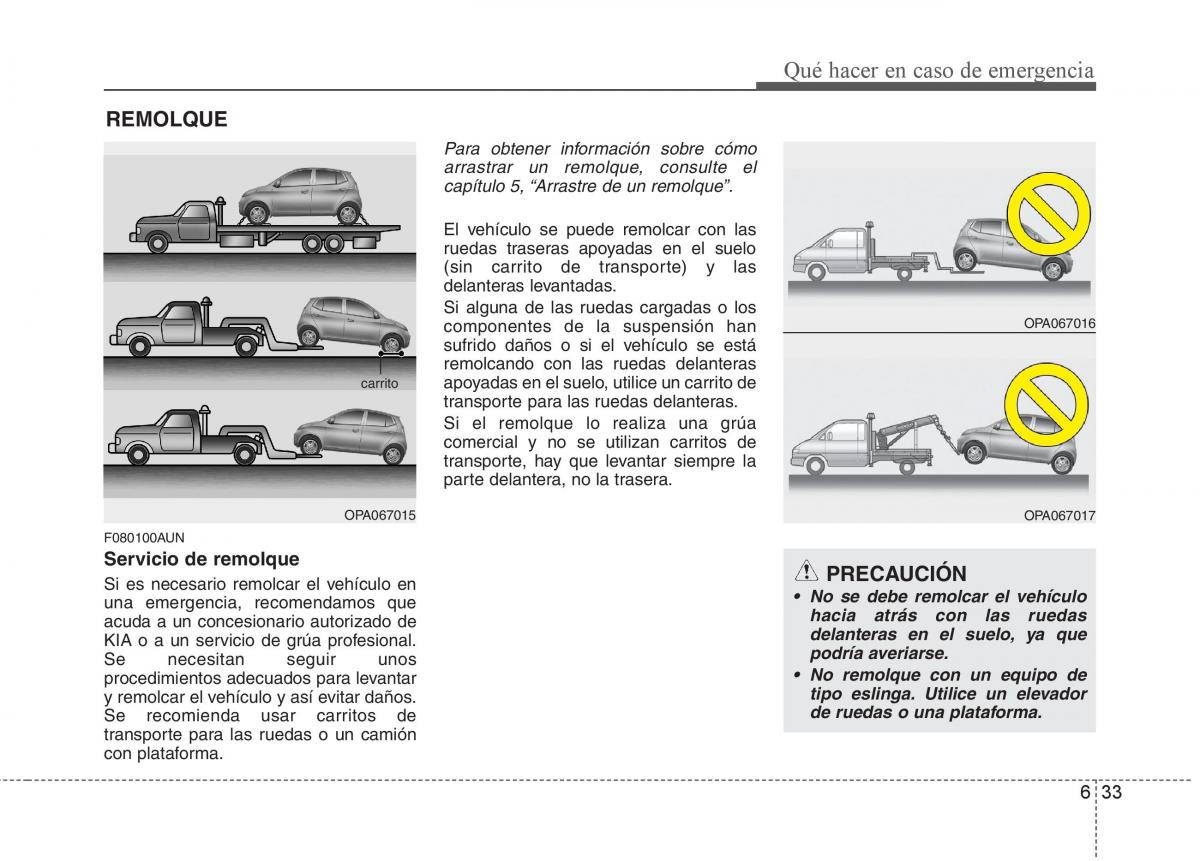 KIA Soul II 2 manual del propietario / page 307