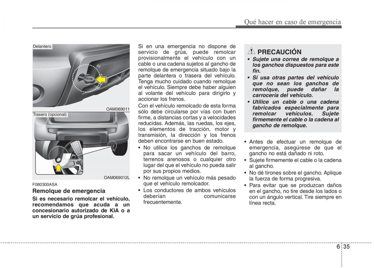 KIA Soul II 2 manual del propietario / page 309