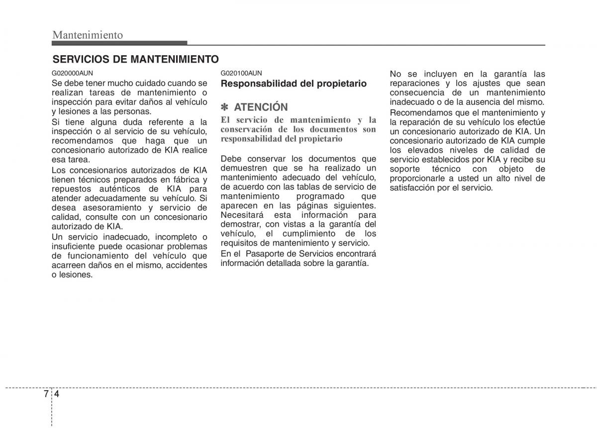 KIA Soul II 2 manual del propietario / page 315