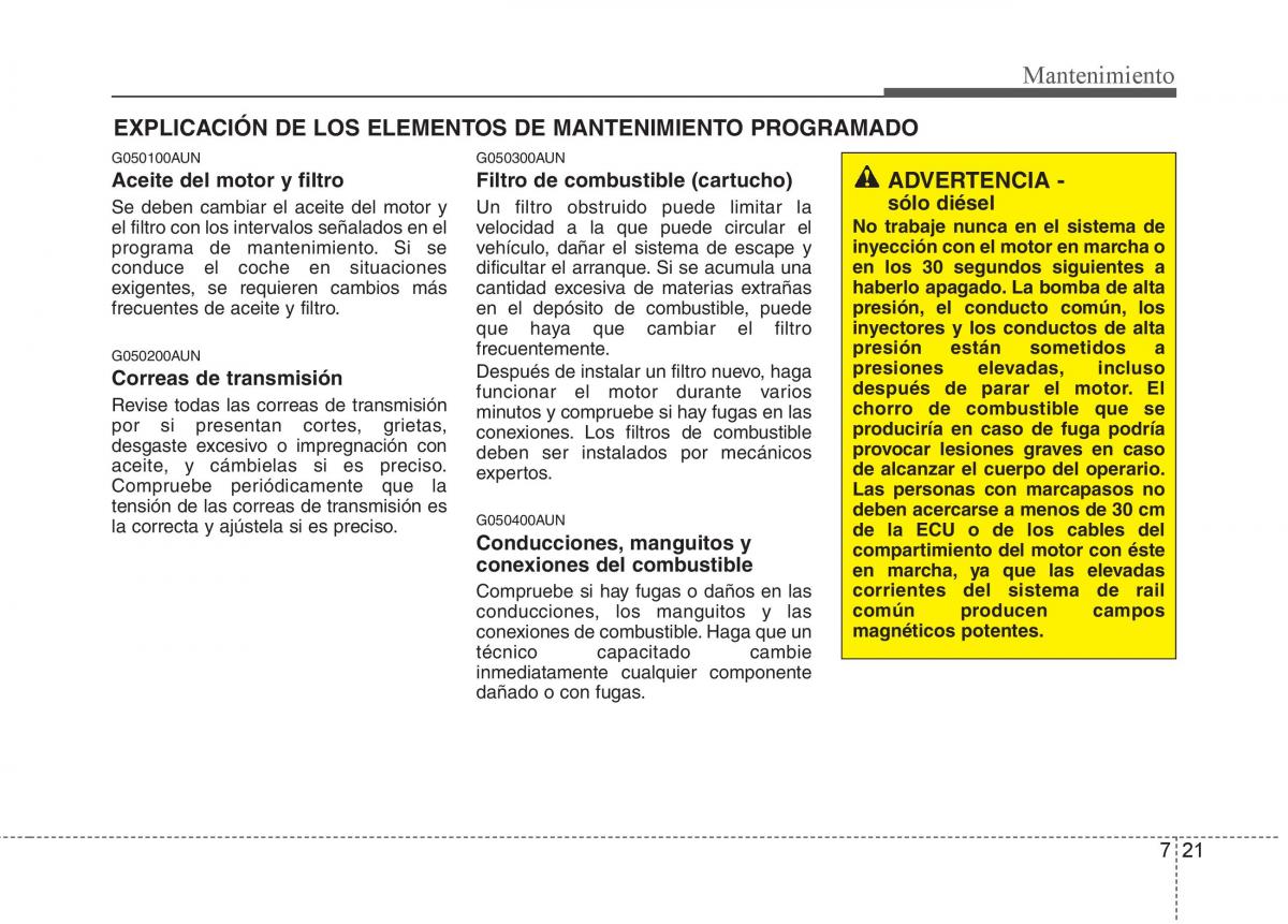 KIA Soul II 2 manual del propietario / page 332