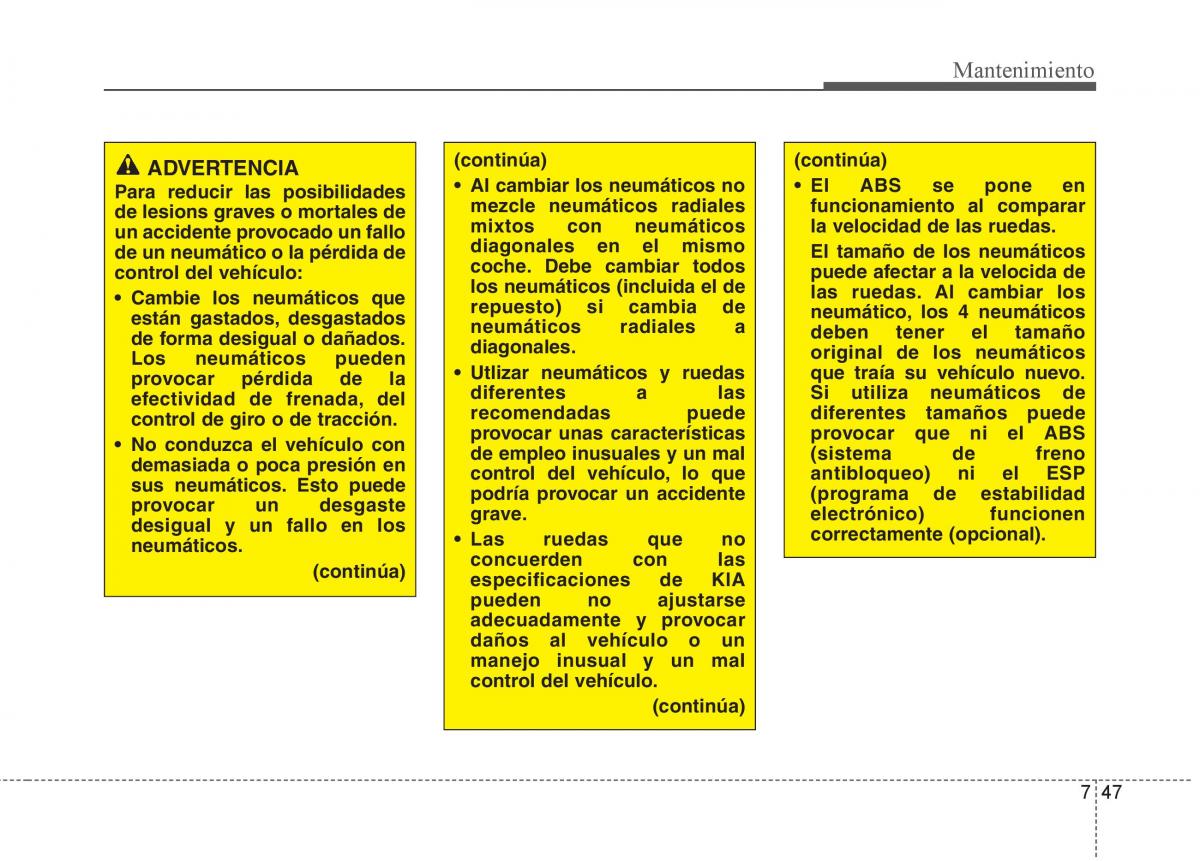 KIA Soul II 2 manual del propietario / page 358