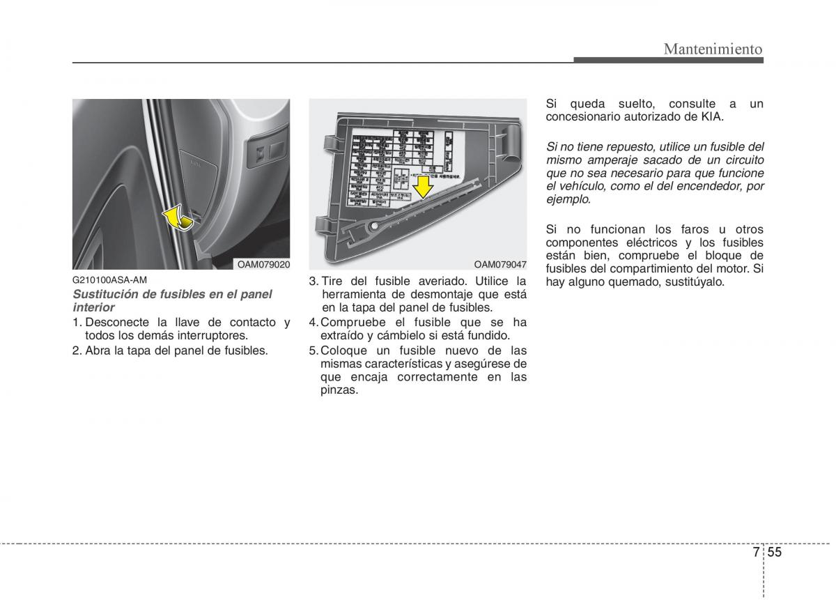 KIA Soul II 2 manual del propietario / page 366