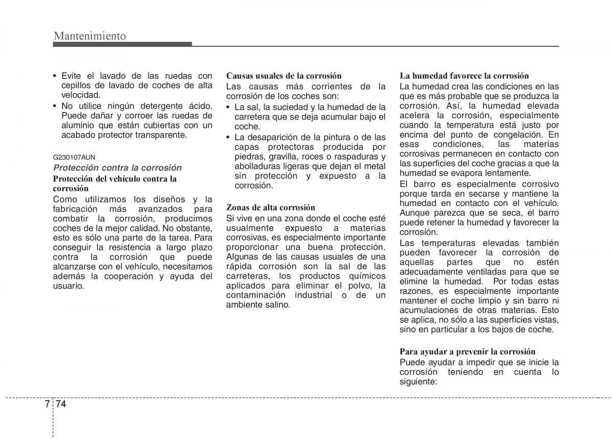 KIA Soul II 2 manual del propietario / page 385