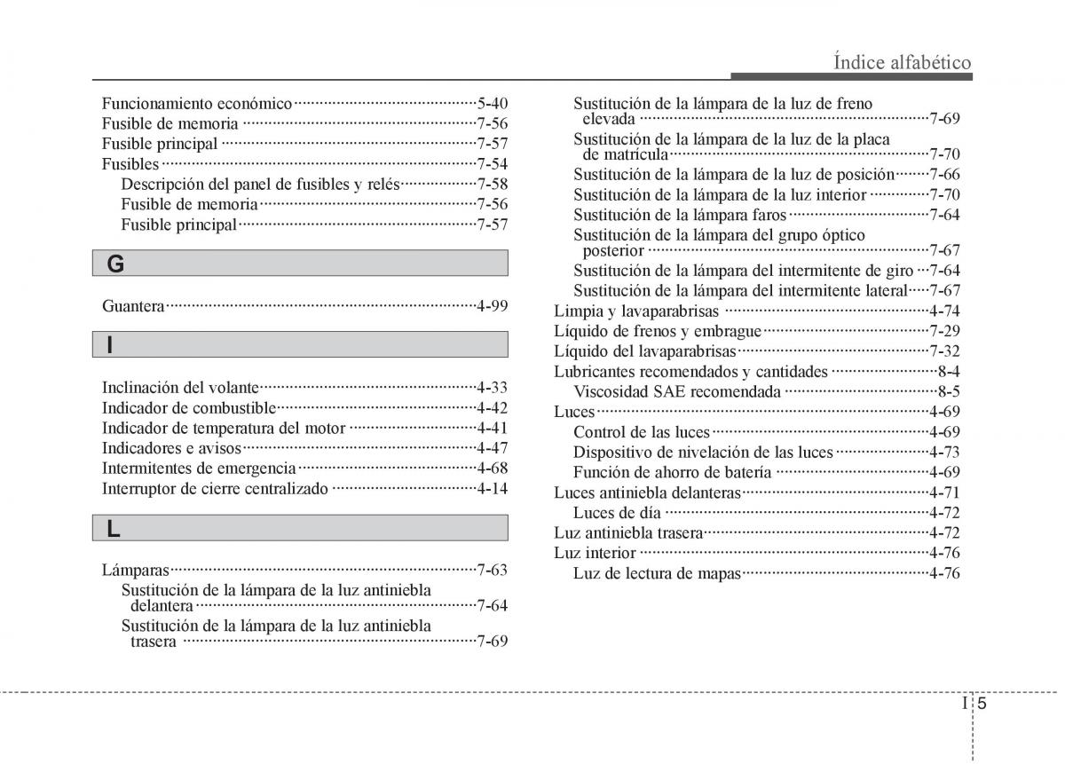 KIA Soul II 2 manual del propietario / page 403