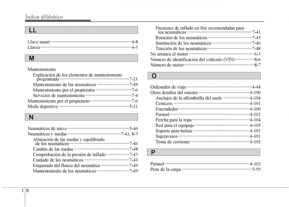 KIA Soul II 2 manual del propietario / page 404