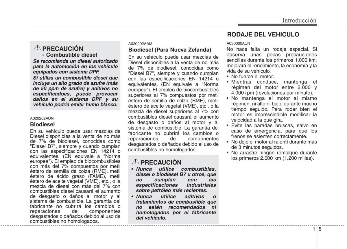 KIA Soul II 2 manual del propietario / page 5