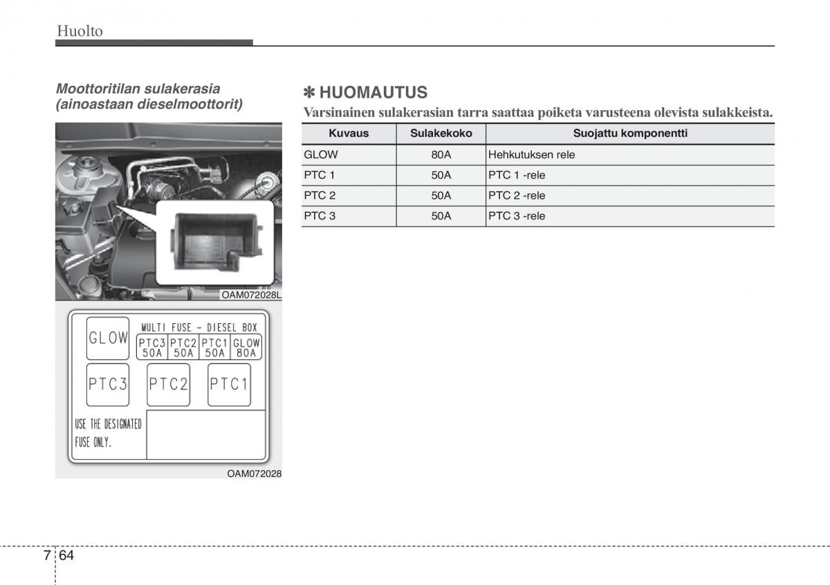 KIA Soul II 2 omistajan kasikirja / page 554