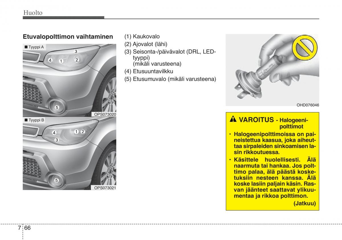 KIA Soul II 2 omistajan kasikirja / page 556