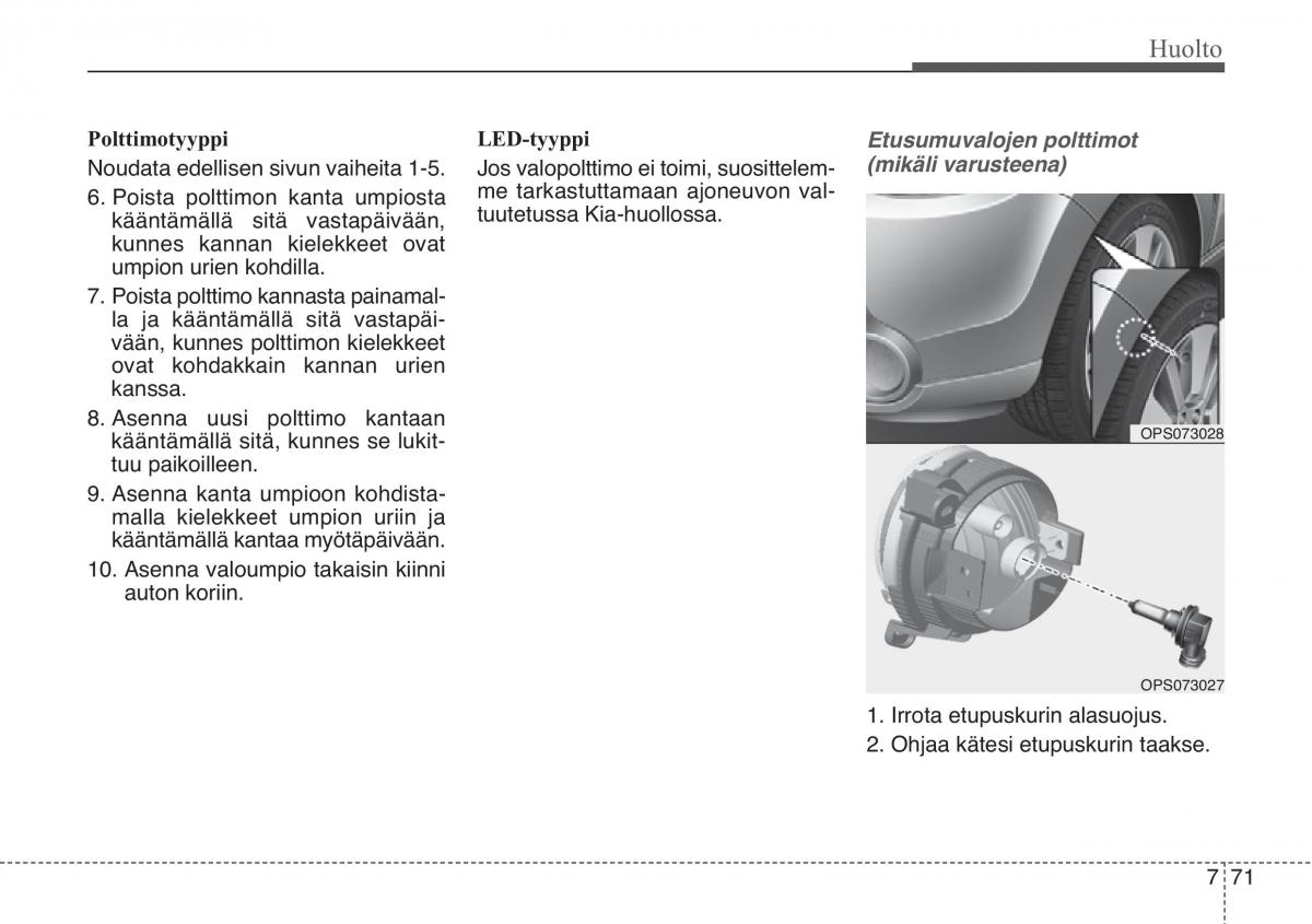 KIA Soul II 2 omistajan kasikirja / page 561