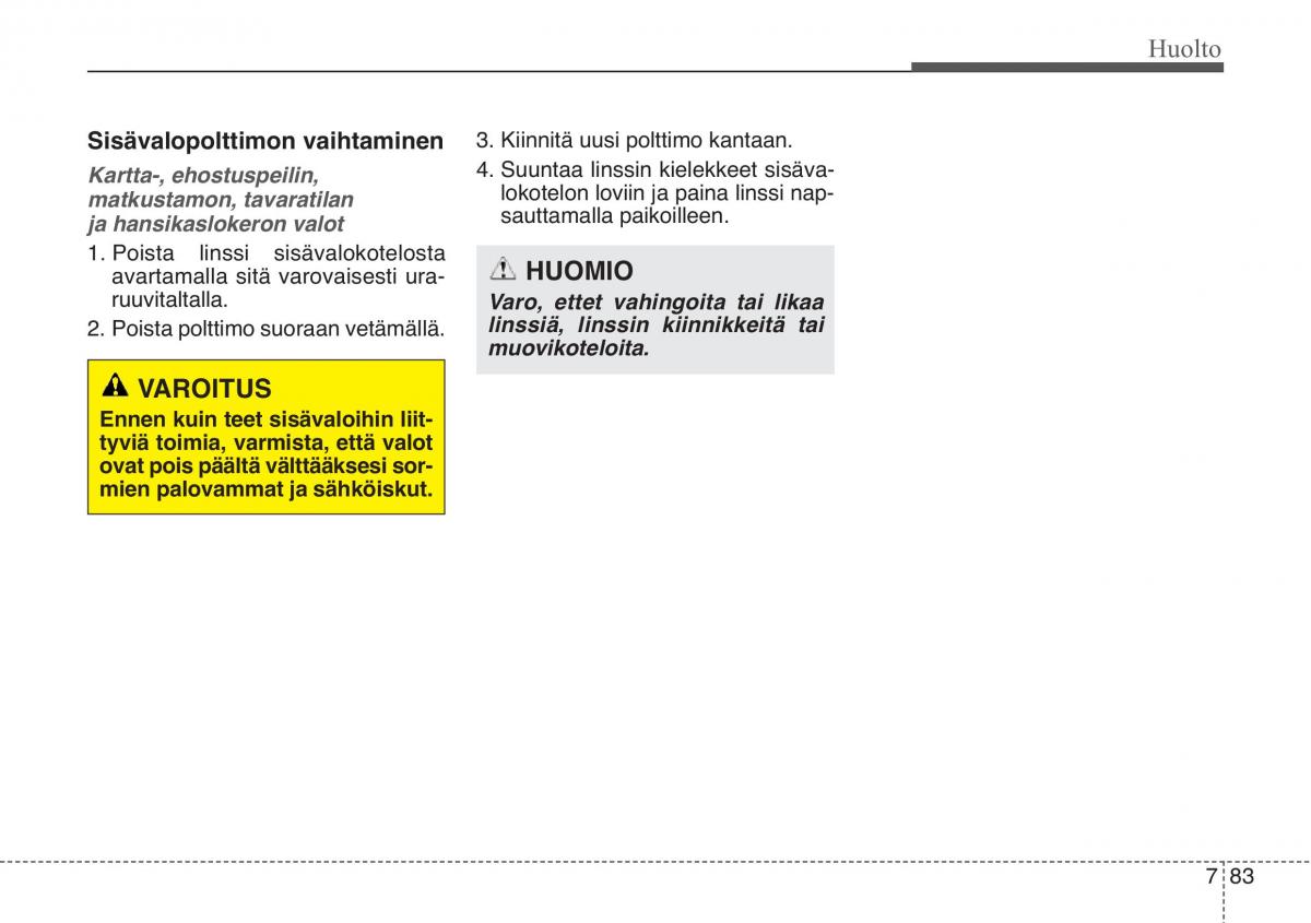 KIA Soul II 2 omistajan kasikirja / page 573