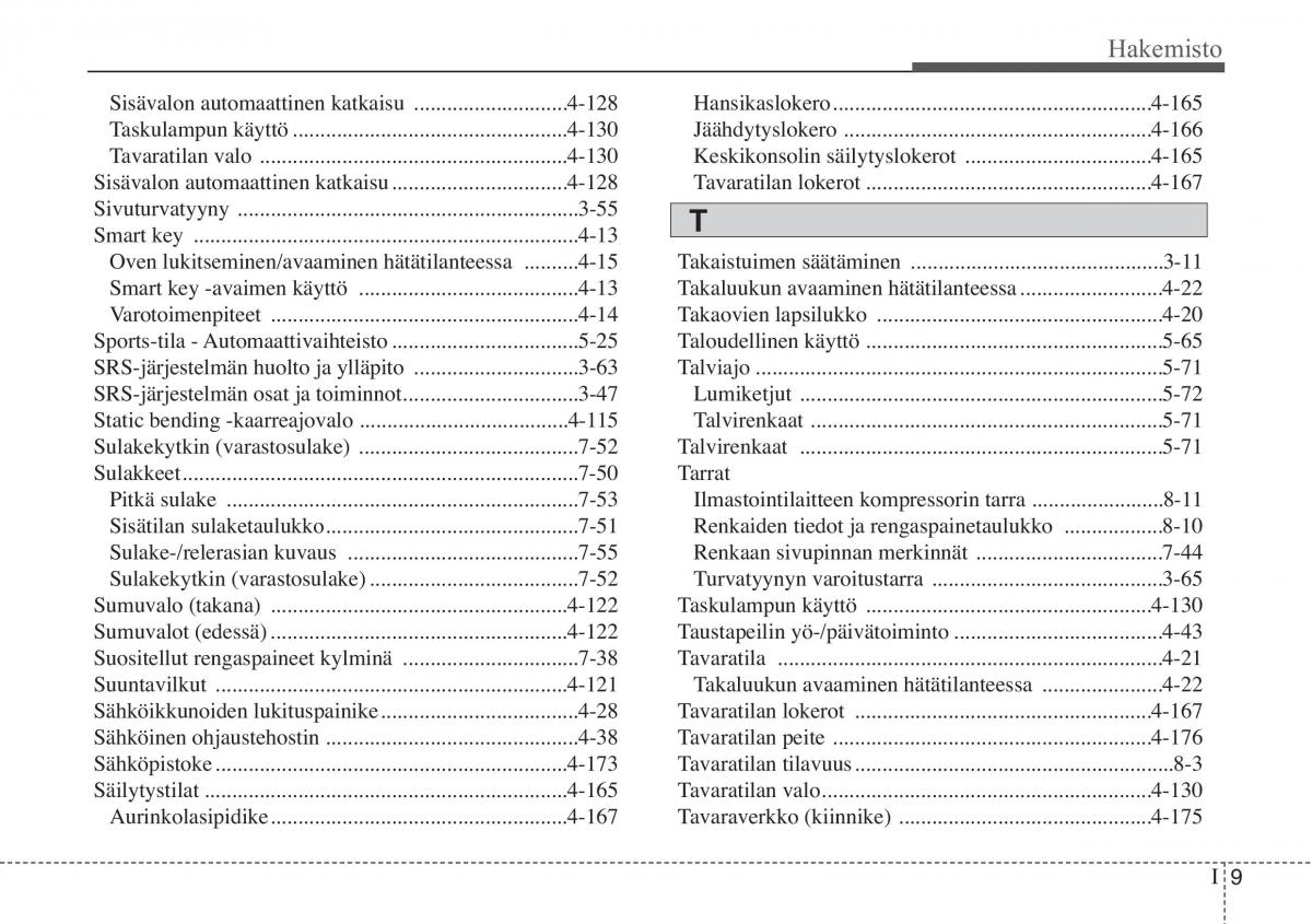 KIA Soul II 2 omistajan kasikirja / page 604