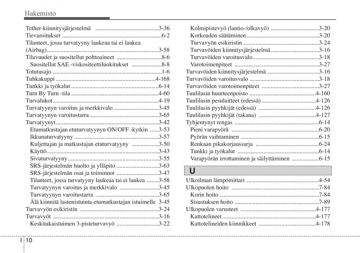 KIA Soul II 2 omistajan kasikirja / page 605