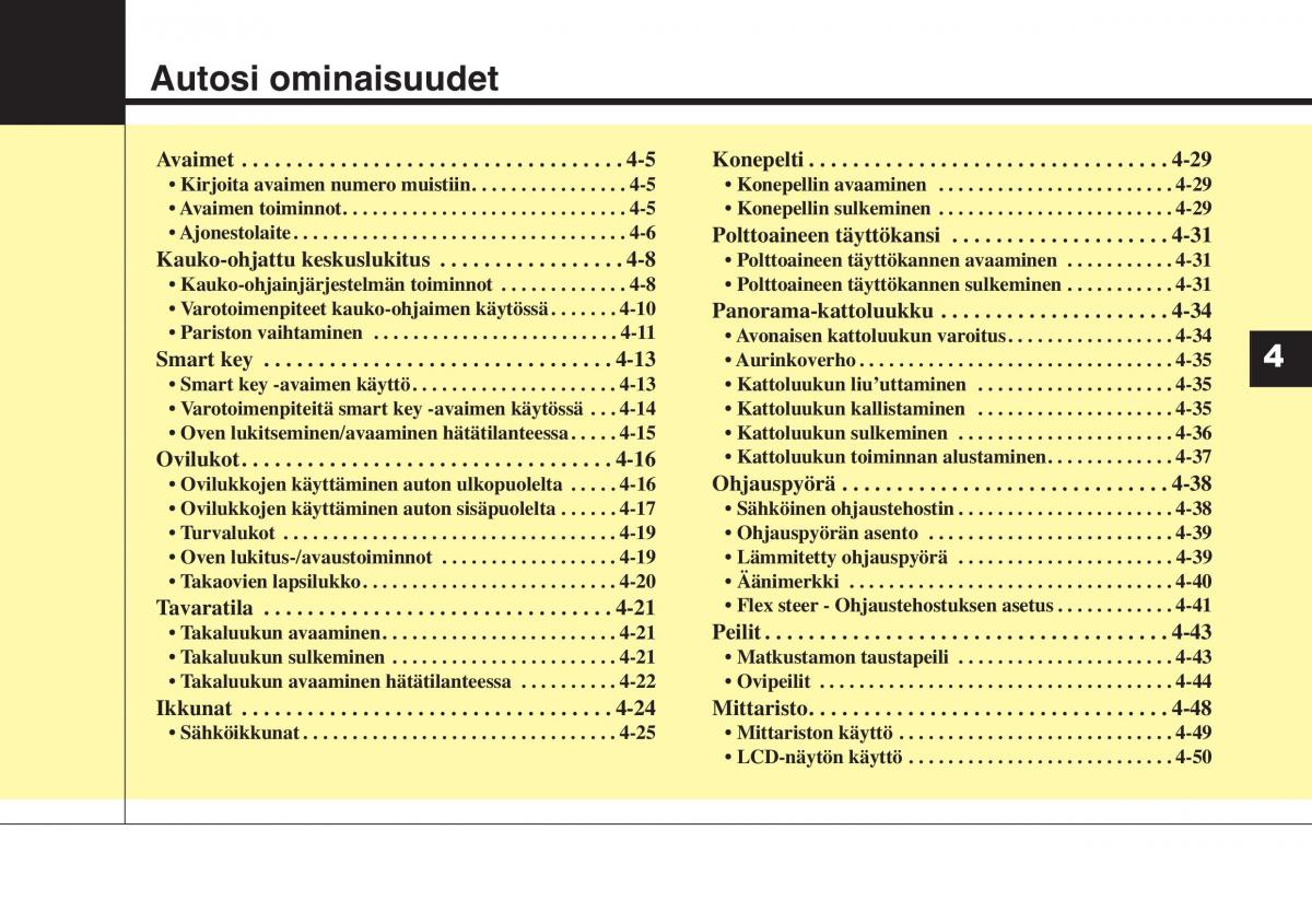 KIA Soul II 2 omistajan kasikirja / page 84