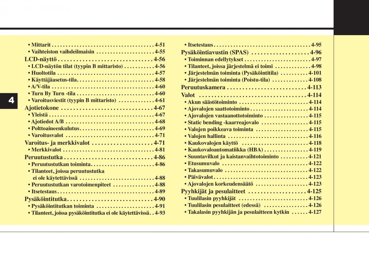 KIA Soul II 2 omistajan kasikirja / page 85