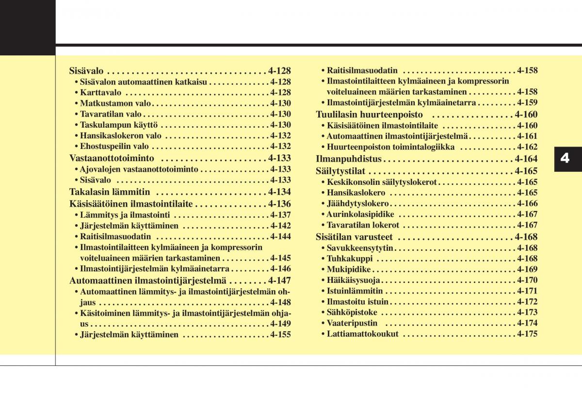 KIA Soul II 2 omistajan kasikirja / page 86