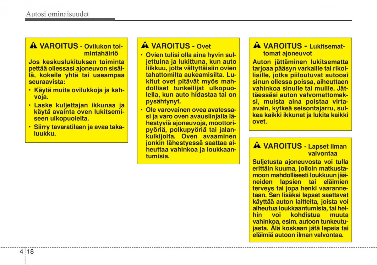 KIA Soul II 2 omistajan kasikirja / page 101