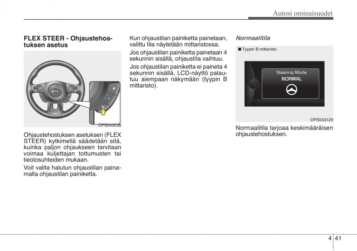 KIA Soul II 2 omistajan kasikirja / page 124