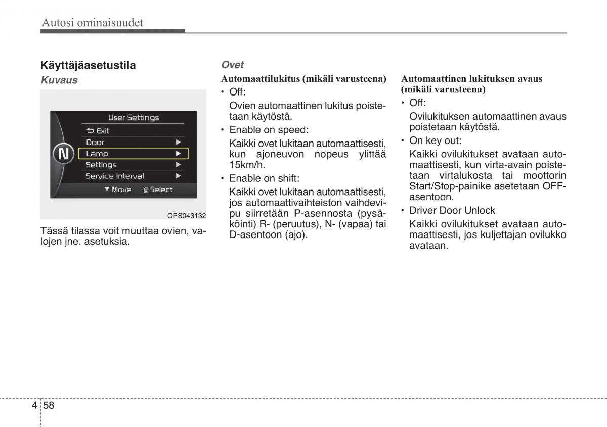 KIA Soul II 2 omistajan kasikirja / page 141