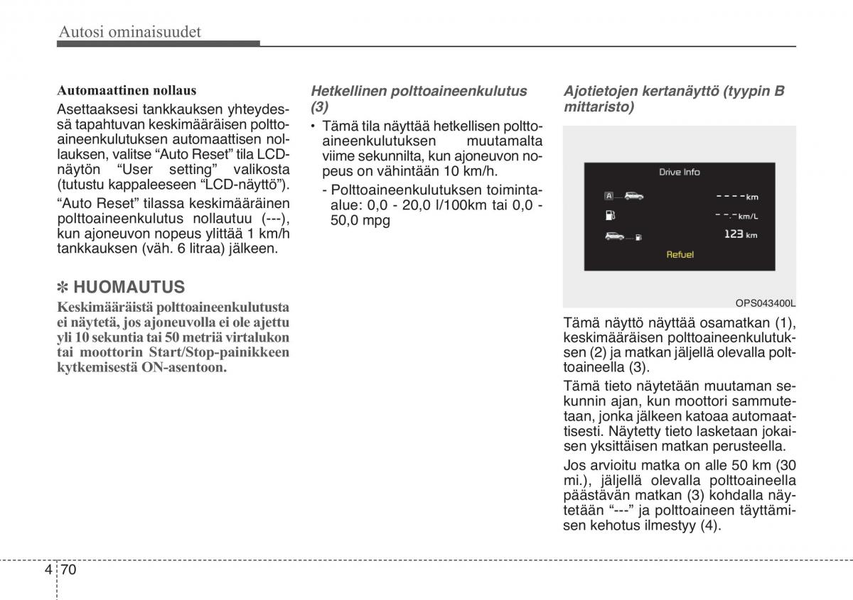 KIA Soul II 2 omistajan kasikirja / page 153