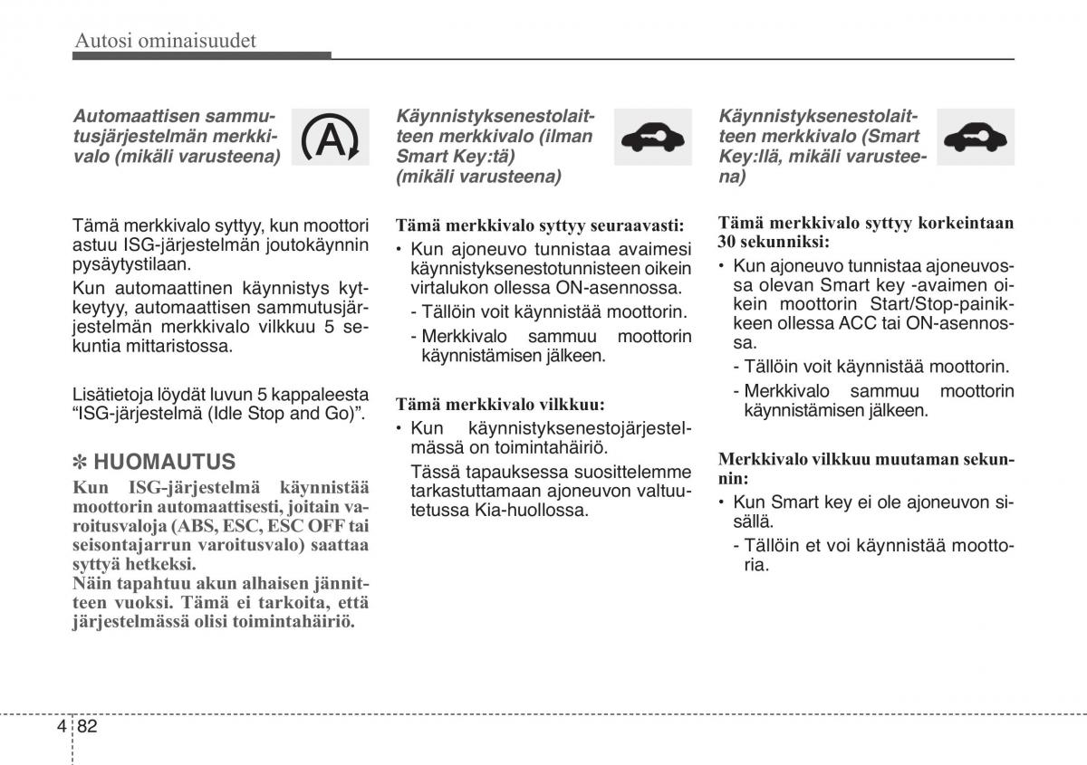 KIA Soul II 2 omistajan kasikirja / page 165