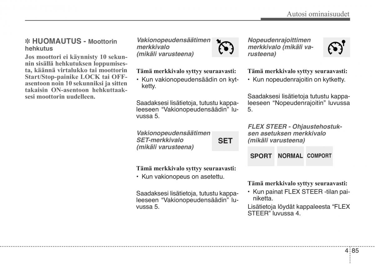 KIA Soul II 2 omistajan kasikirja / page 168