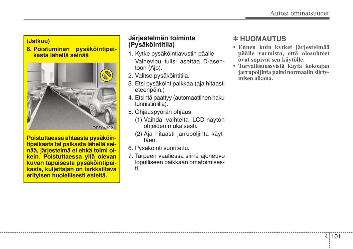 KIA Soul II 2 omistajan kasikirja / page 184