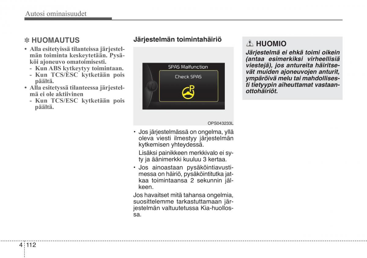 KIA Soul II 2 omistajan kasikirja / page 195