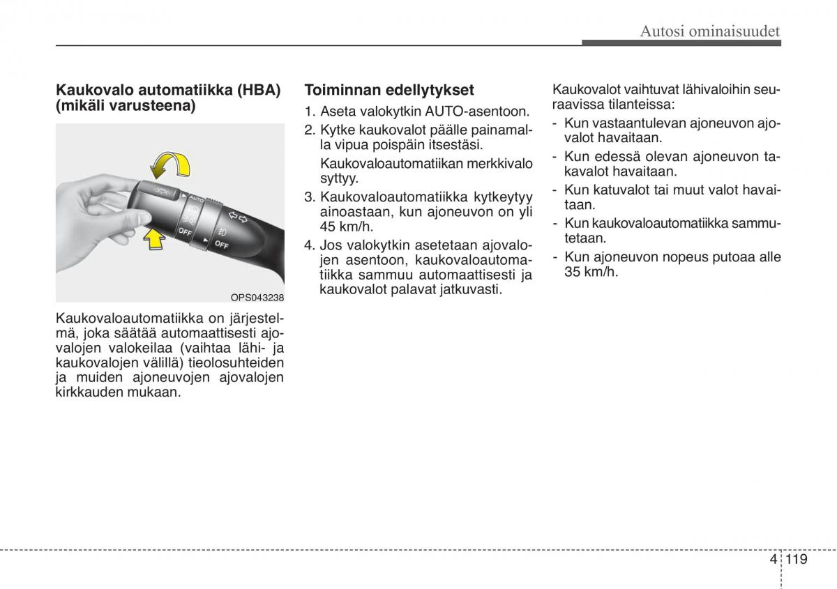 KIA Soul II 2 omistajan kasikirja / page 202