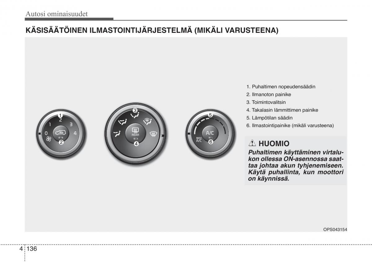 KIA Soul II 2 omistajan kasikirja / page 219