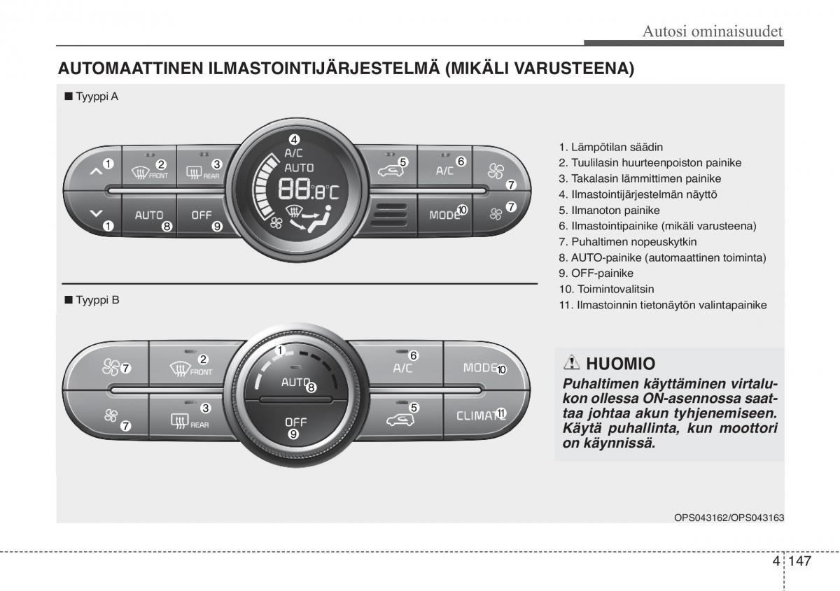 KIA Soul II 2 omistajan kasikirja / page 230