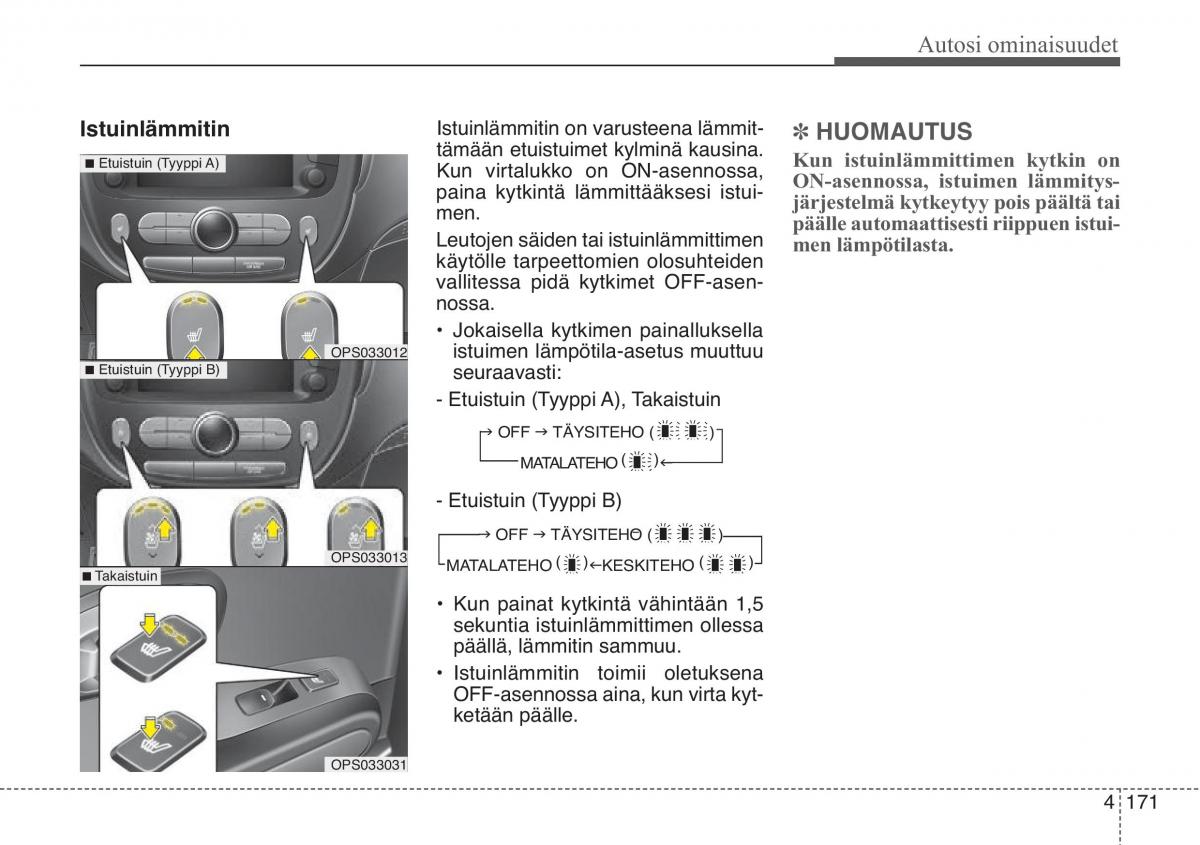 KIA Soul II 2 omistajan kasikirja / page 254