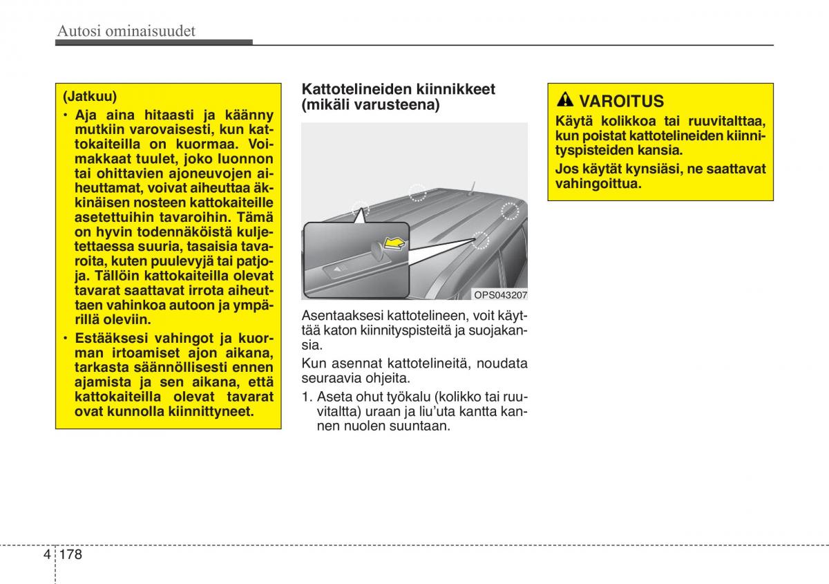 KIA Soul II 2 omistajan kasikirja / page 261