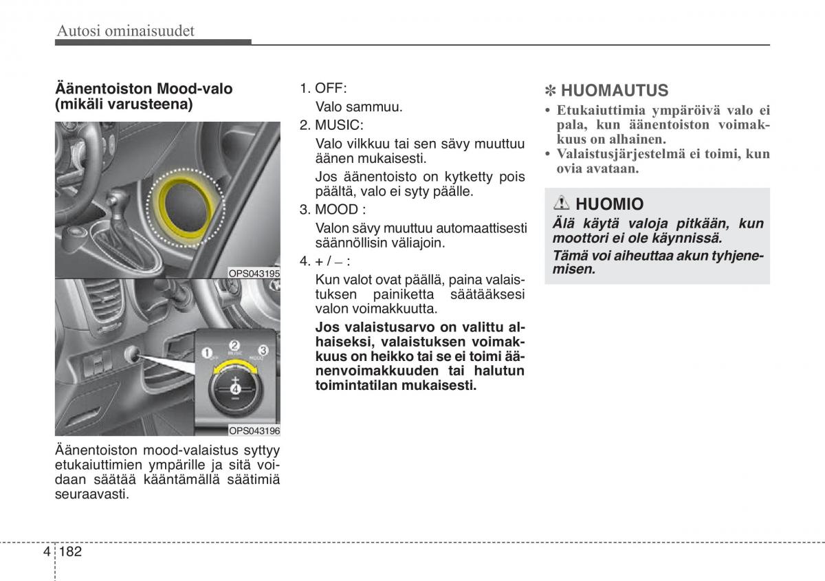 KIA Soul II 2 omistajan kasikirja / page 265