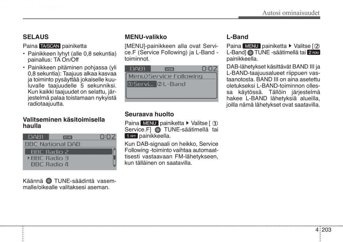 KIA Soul II 2 omistajan kasikirja / page 286