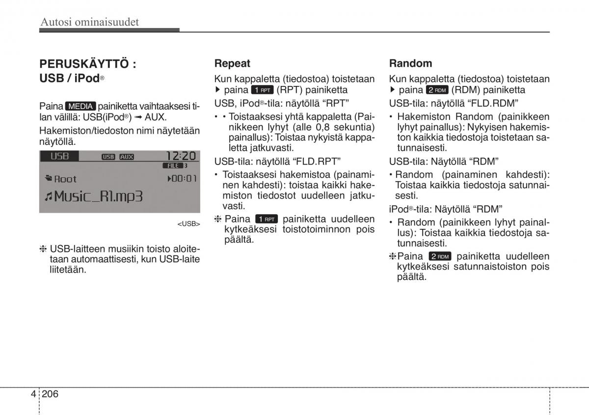 KIA Soul II 2 omistajan kasikirja / page 289