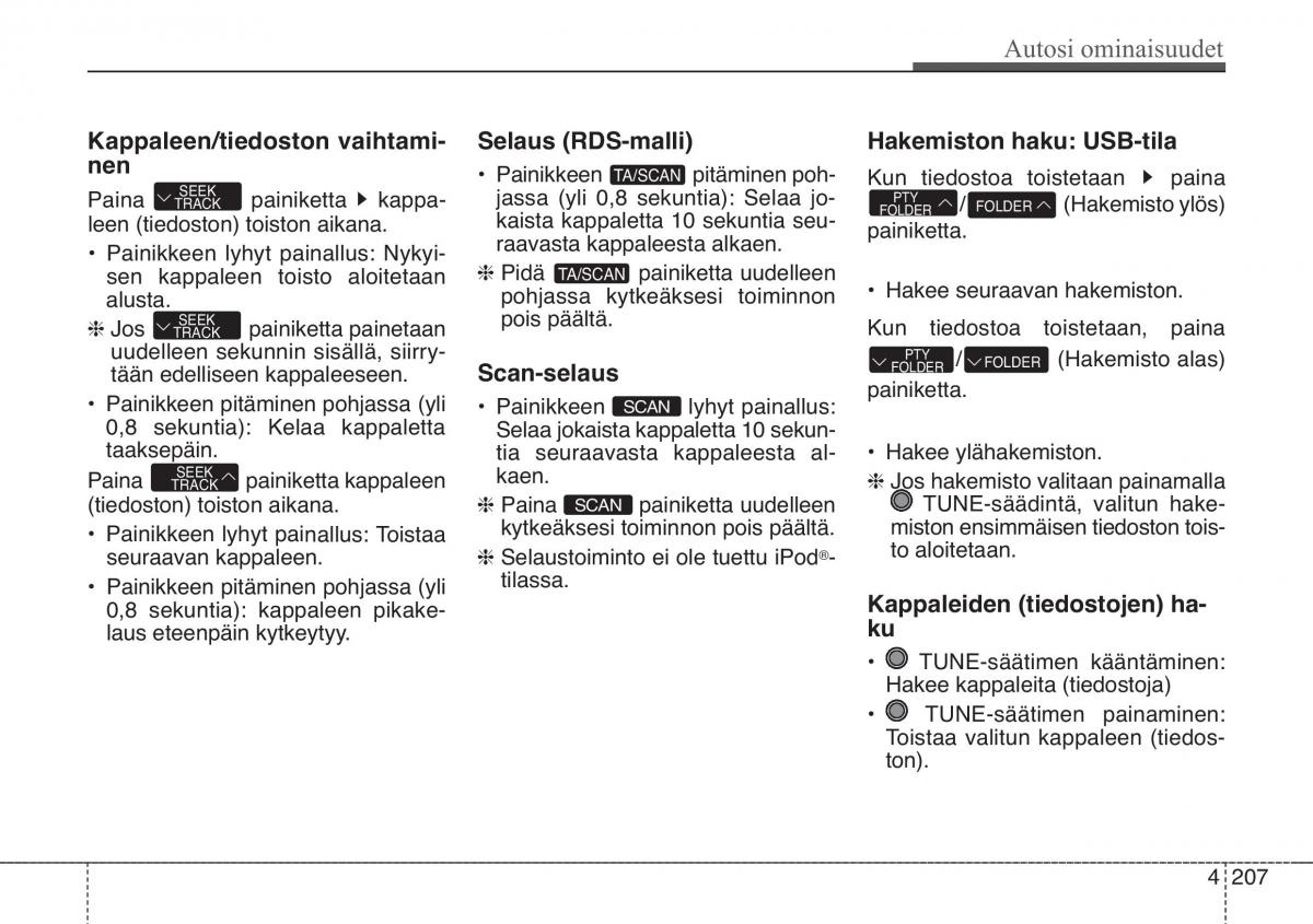 KIA Soul II 2 omistajan kasikirja / page 290