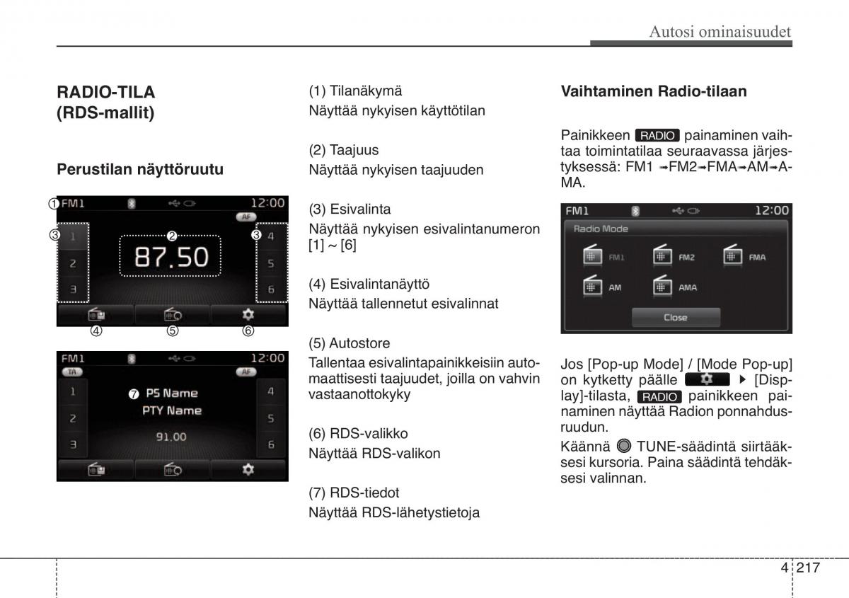 KIA Soul II 2 omistajan kasikirja / page 300