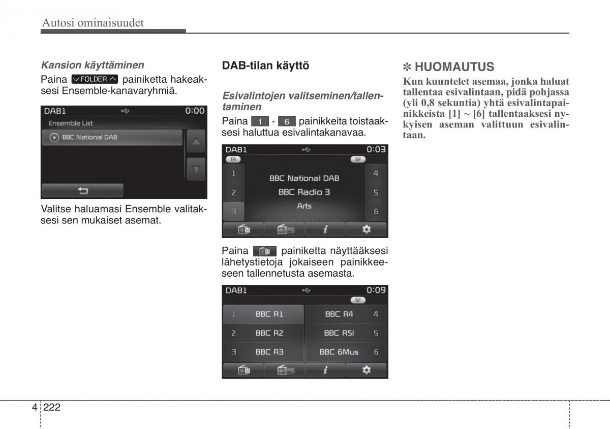 KIA Soul II 2 omistajan kasikirja / page 305