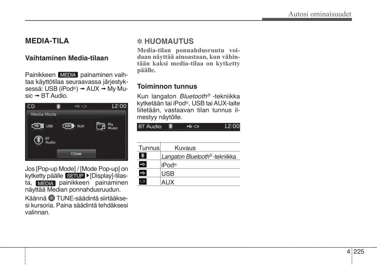 KIA Soul II 2 omistajan kasikirja / page 308