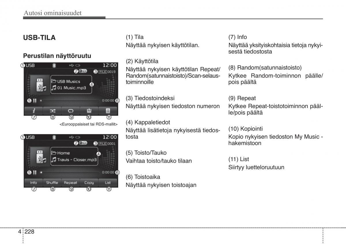 KIA Soul II 2 omistajan kasikirja / page 311