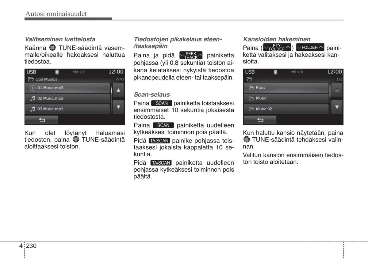 KIA Soul II 2 omistajan kasikirja / page 313