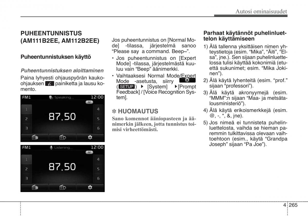 KIA Soul II 2 omistajan kasikirja / page 348