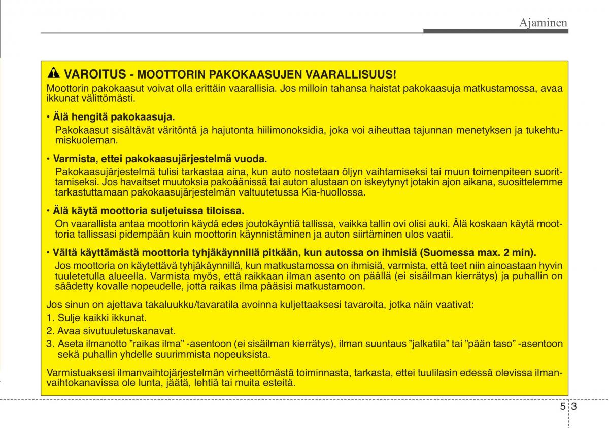 KIA Soul II 2 omistajan kasikirja / page 371