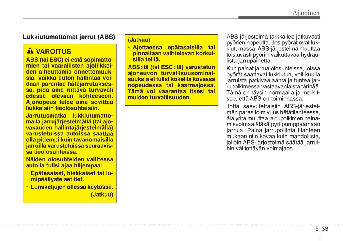 KIA Soul II 2 omistajan kasikirja / page 401