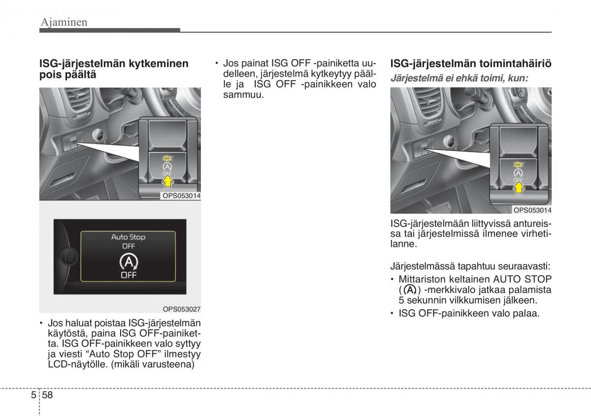 KIA Soul II 2 omistajan kasikirja / page 426