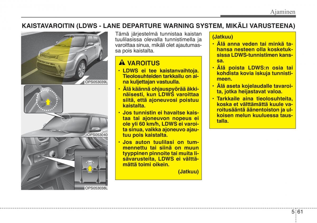 KIA Soul II 2 omistajan kasikirja / page 429