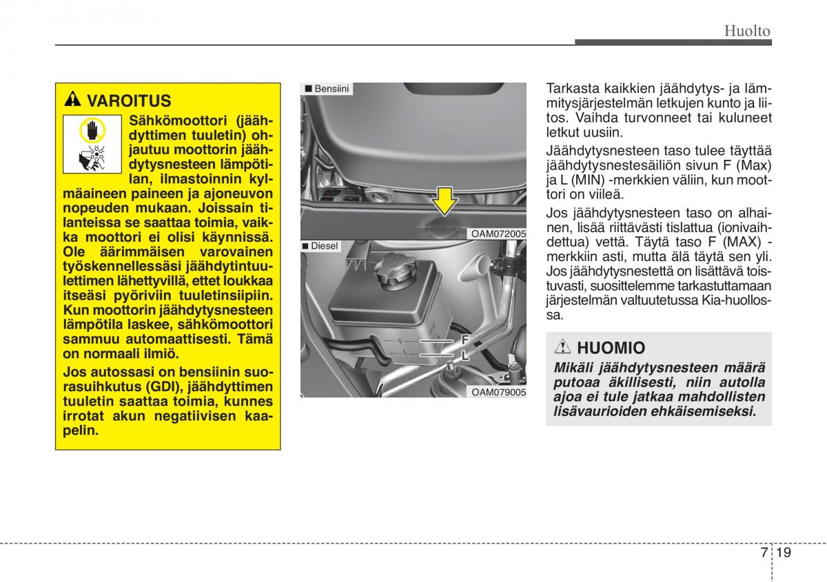 KIA Soul II 2 omistajan kasikirja / page 509